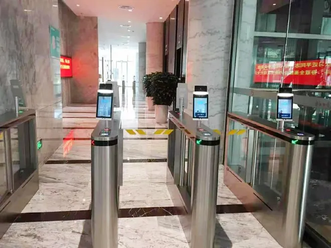 Campuses & buildings — Face ID on speed-gate turnstiles