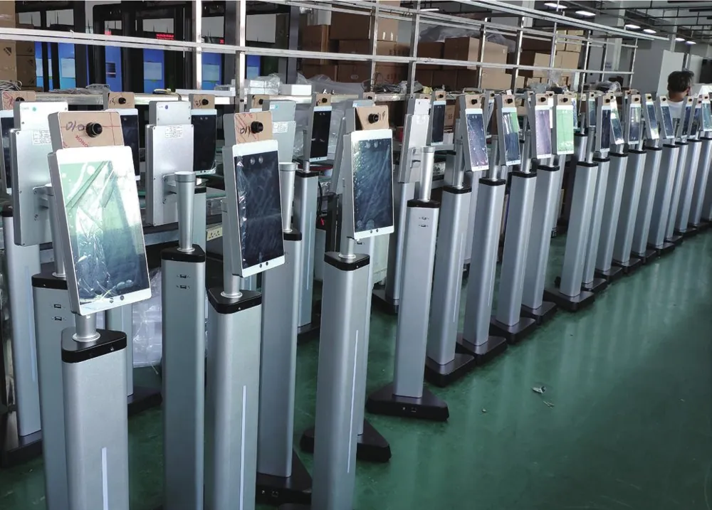 Face-recognition terminals in production