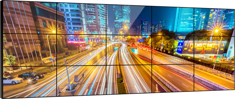 Wide-format splicing wall