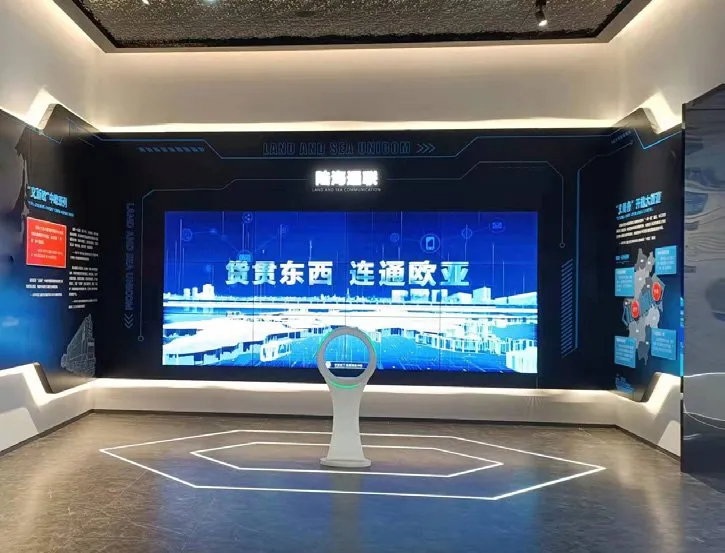 Showroom de Taiyuan — Videowall en una sala de exposiciones